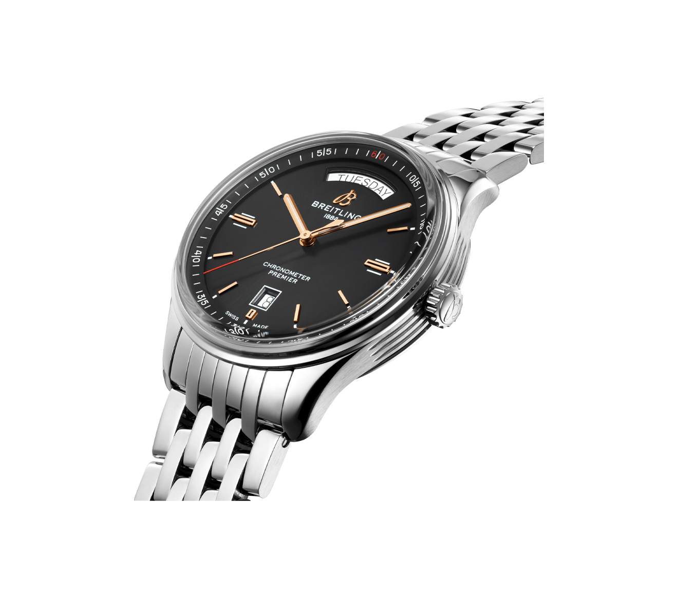 Часы Premier Automatic Day & Date 40 Breitling Premier A45340241B1A1 - фото 4 – Mercury