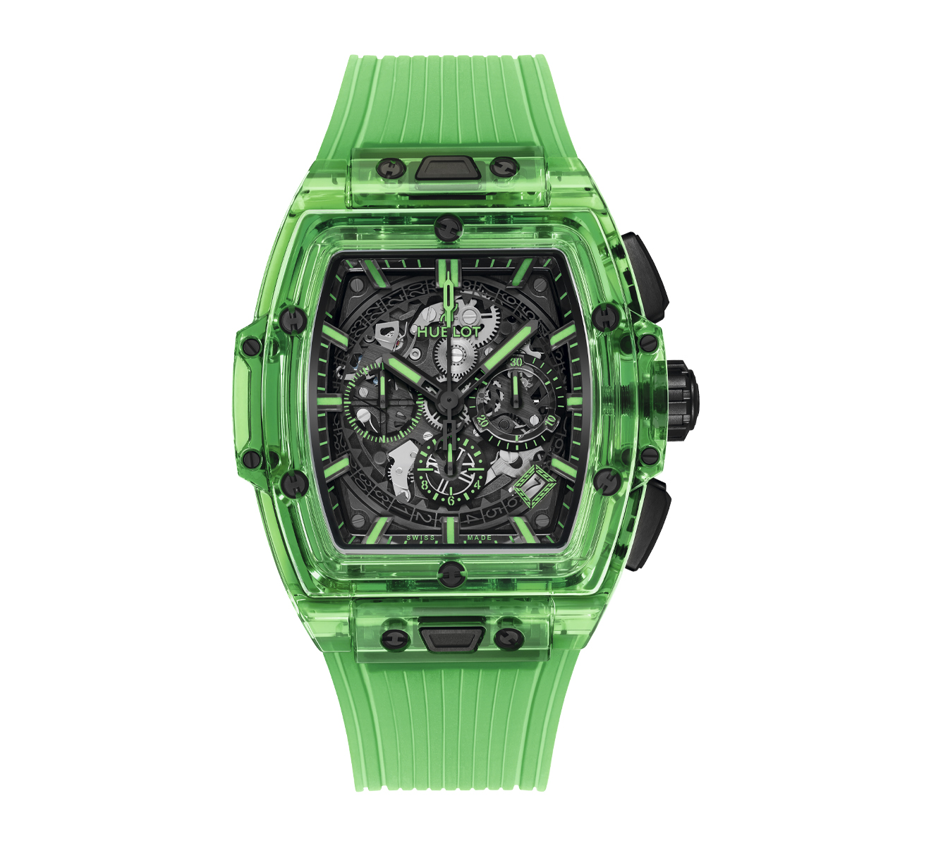 Часы Spirit of Big Bang Green Saxem 42 mm HUBLOT Spirit of Big Bang 642.JG.0190.RT - фото 1 – Mercury