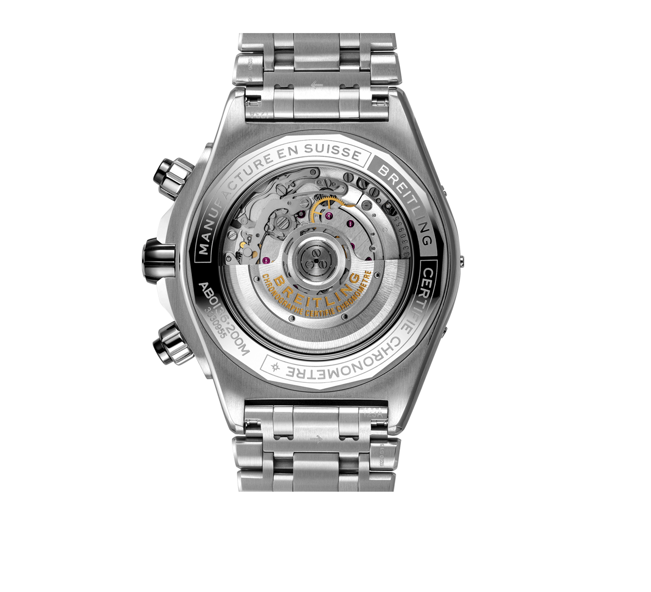 Часы Super Chronomat B01 44 Breitling Chronomat AB0136251B1A1 - фото 2 – Mercury