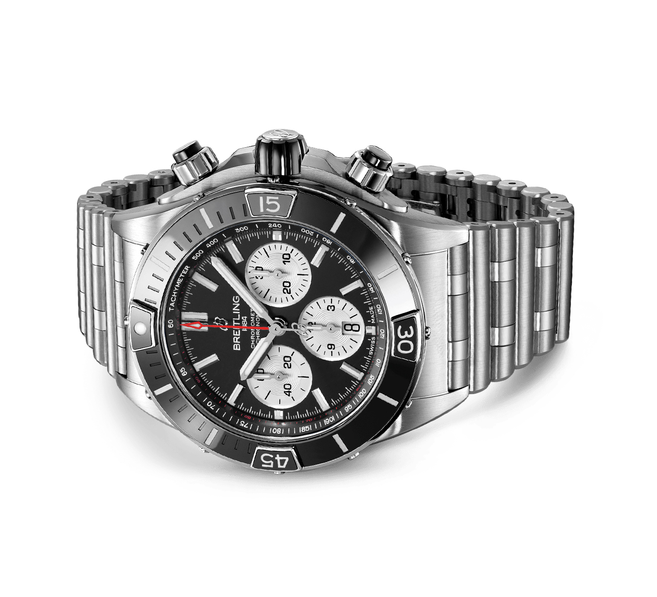 Часы Super Chronomat B01 44 Breitling Chronomat AB0136251B1A1 - фото 3 – Mercury