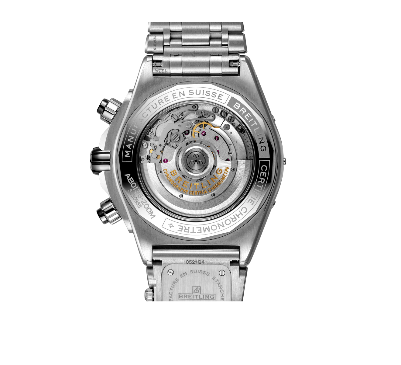 Часы Super Chronomat B01 44 Breitling Chronomat AB0136251B1A2 - фото 2 – Mercury
