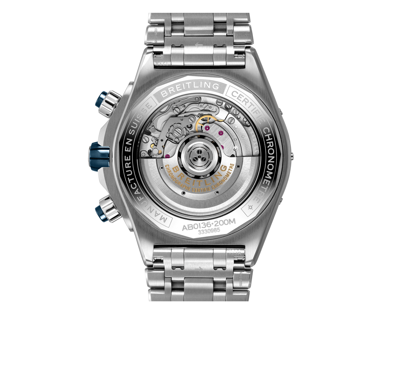Часы Super Chronomat B01 44 Breitling Chronomat AB0136161C1A1 - фото 2 – Mercury