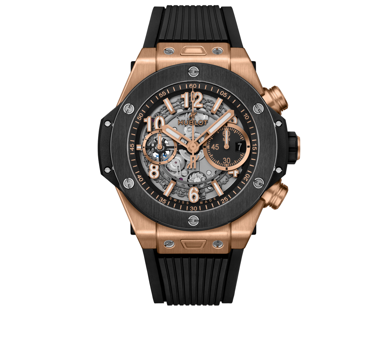 Часы Unico King Gold Ceramic HUBLOT Big Bang 421.OM.1180.RX - фото 1 – Mercury