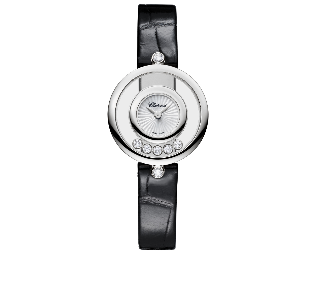 Часы Icons Round Chopard Happy Diamonds 209415-1001 - фото 1 – Mercury