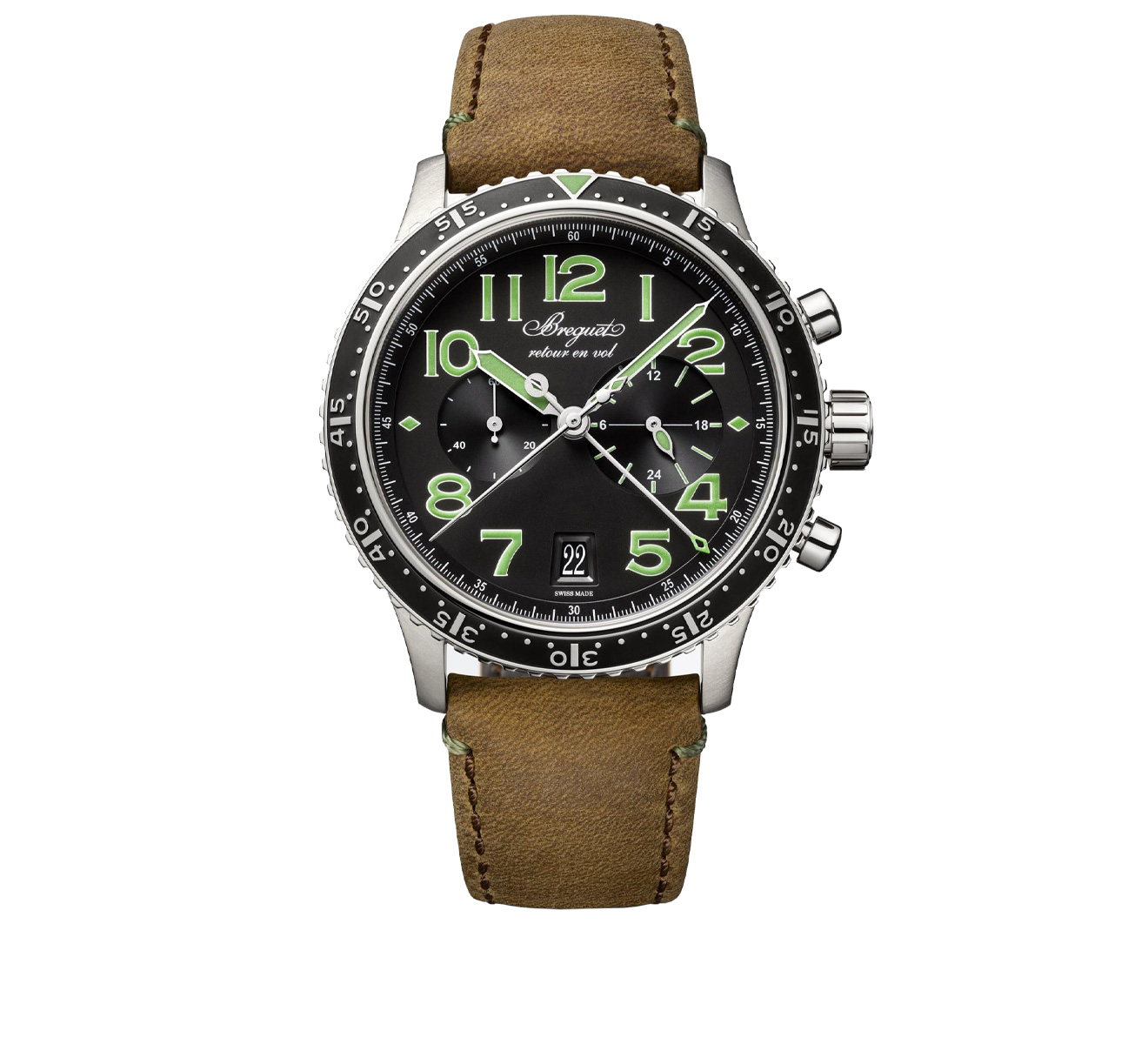 Часы TYPE XXI Breguet Type XX-XXI-XXII 3815TI HM 3ZU - фото 1 – Mercury