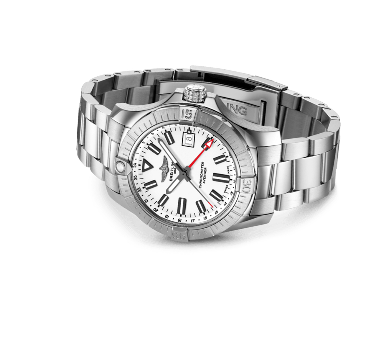 Часы Avenger Automatic GMT 43 Breitling Avenger A32397101A1A1 - фото 3 – Mercury