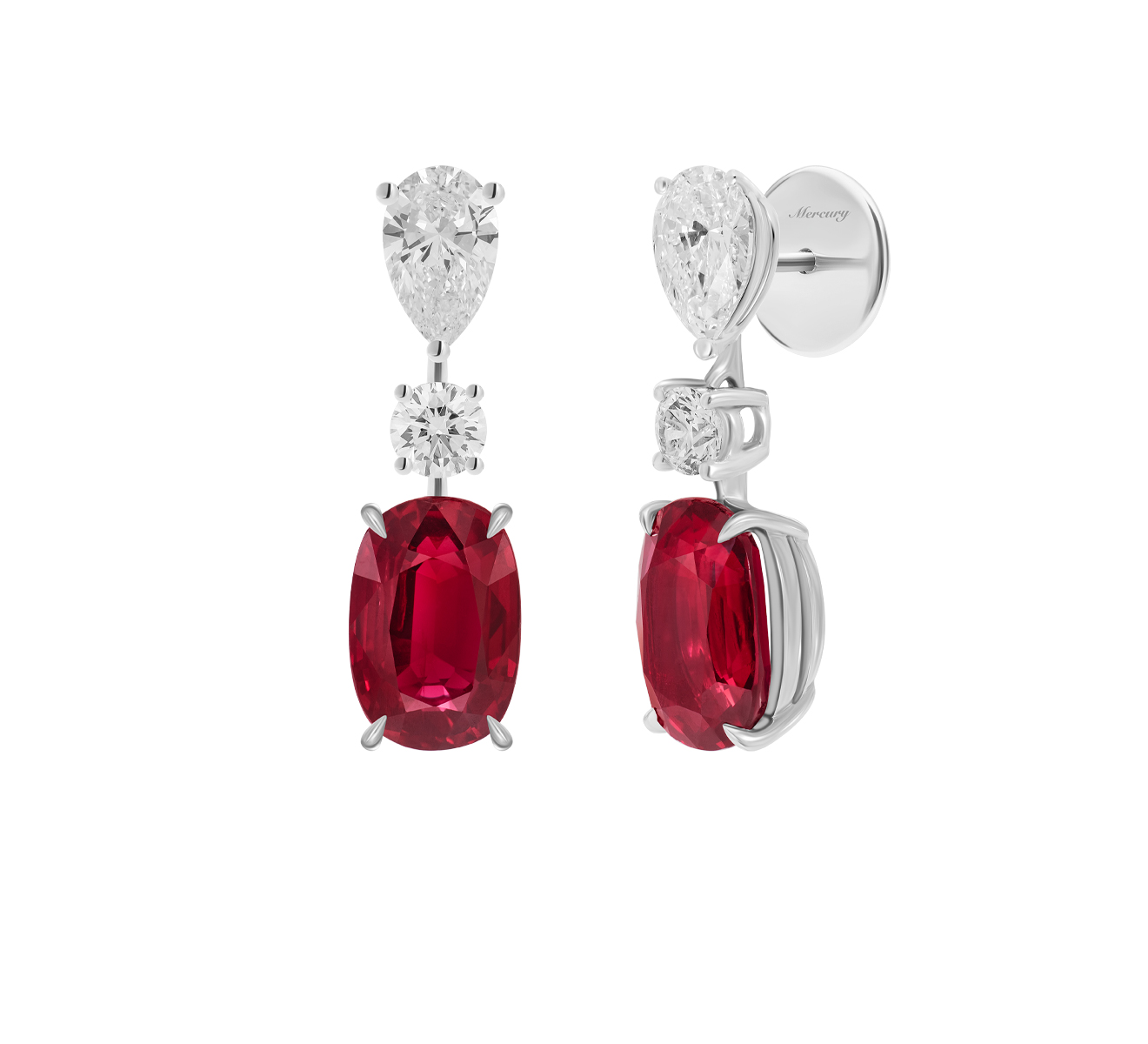Серьги Mercury Color ME29379WDR - фото 2 – Mercury