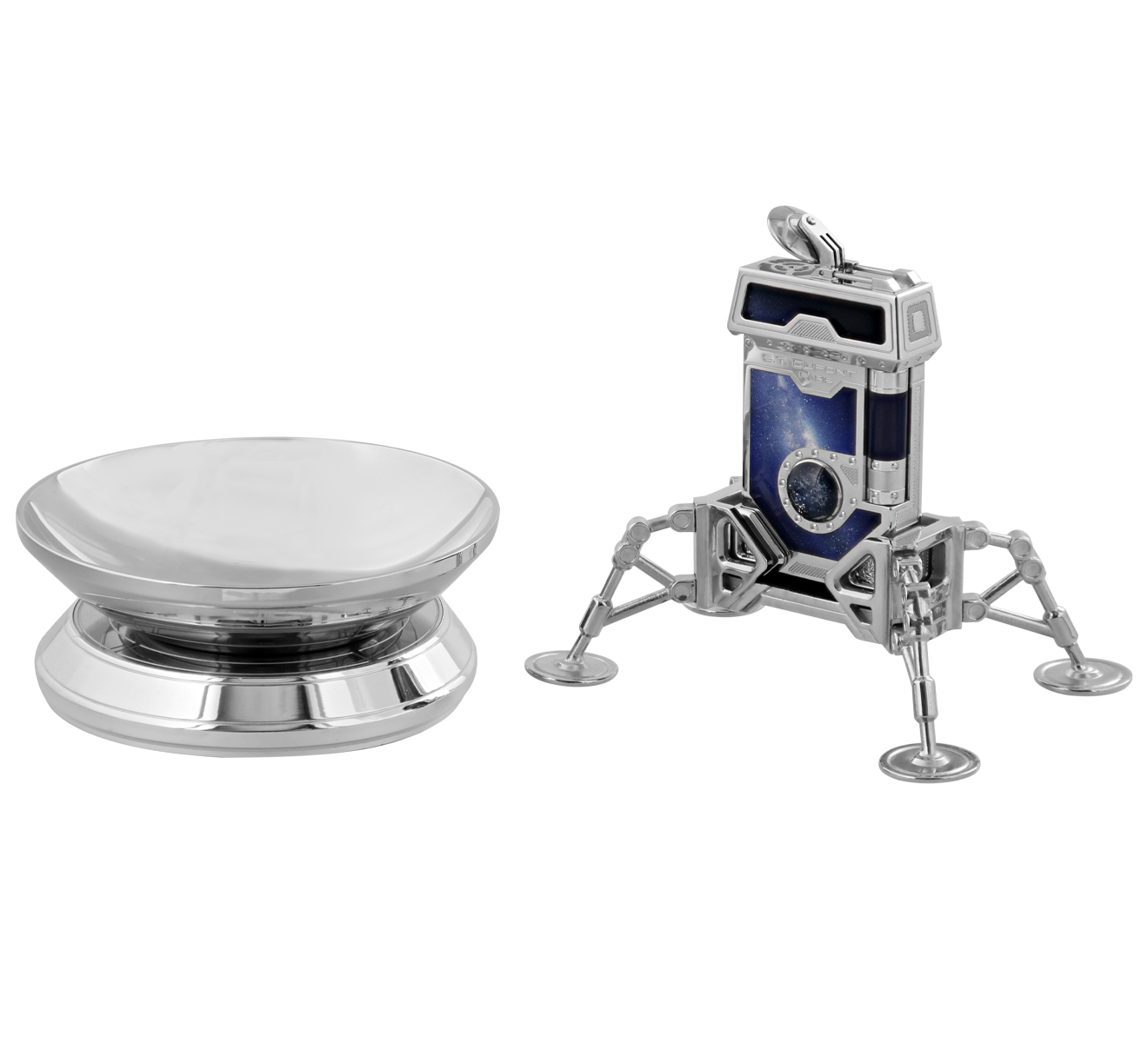 Набор Space Odyssey: зажигалка на подставке и пепельница S.T. Dupont Limited Edition 16768 - фото 1 – Mercury