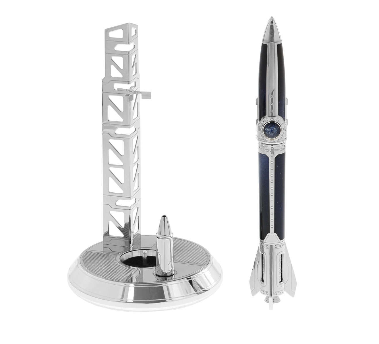 Набор Space Odyssey: ручка на подставке и чернильница S.T. Dupont Limited Edition 240768 - фото 2 – Mercury