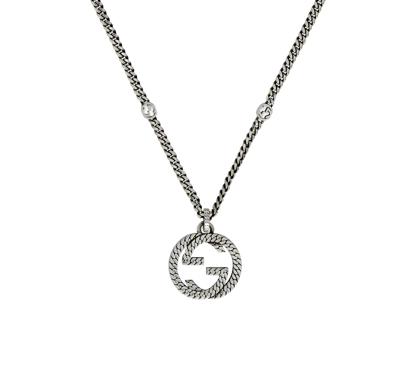 Колье Gucci Interlocking YBB678651001 - фото 1 – Mercury