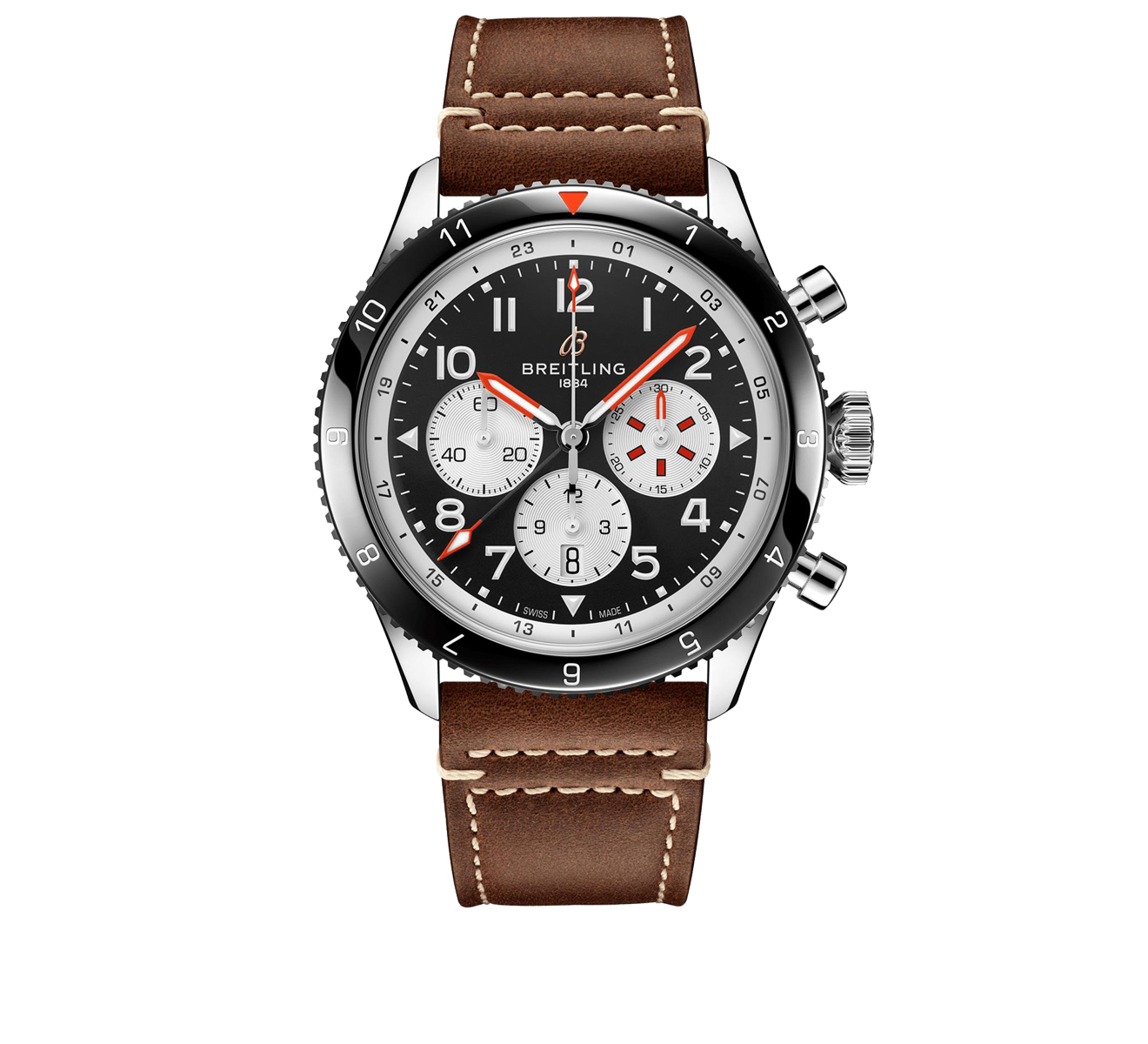 Часы Super Avi B04 Chronograph GMT 46 Mosquito Breitling Aviator 8 YB04451A1B1X1 - фото 1 – Mercury