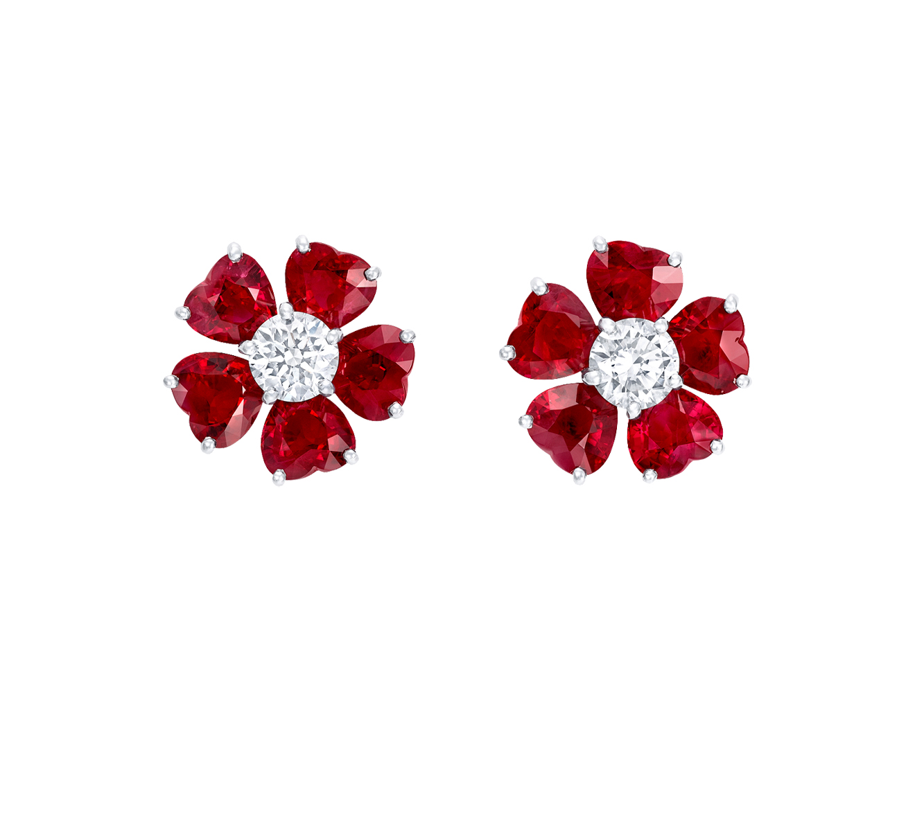 Серьги GRAFF Flower RGE 500 - фото 1 – Mercury