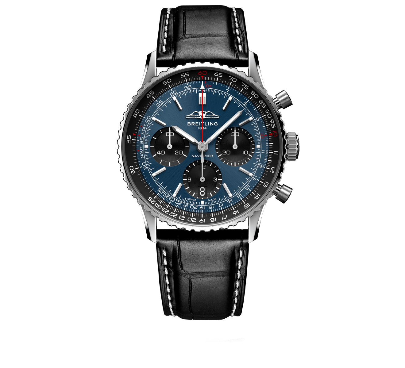 Часы Navitimer B01 Chronograph 41 Breitling Navitimer AB0139241C1P1 - фото 1 – Mercury