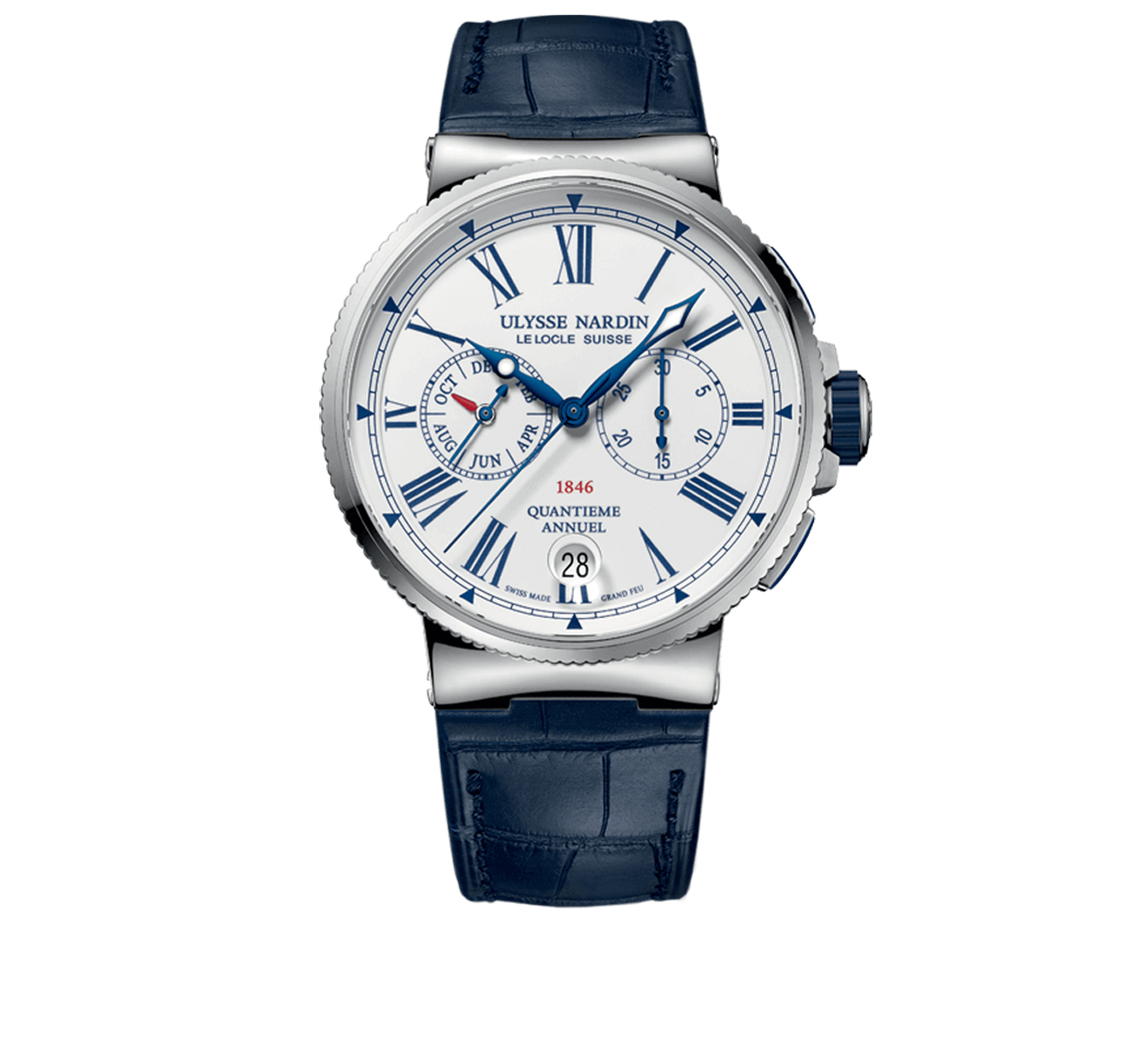 Часы Chronograph Ulysse Nardin Marine 1533-150/E0 - фото 1 – Mercury