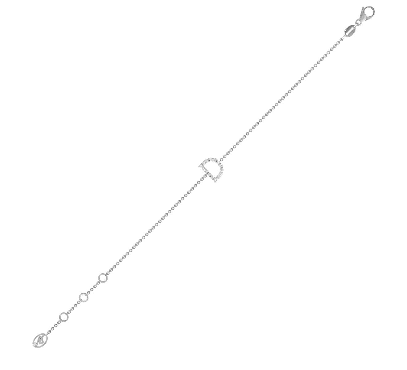 Браслет Mercury Classic MB/LETTER/WG/D - фото 2 – Mercury