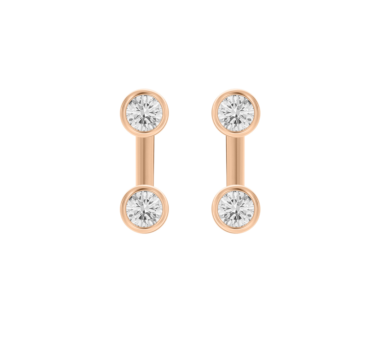 Серьги Mercury Classic ME28762/RG - фото 1 – Mercury