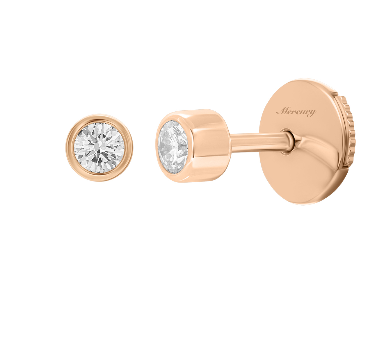 Серьги Mercury Classic ME28816/RG - фото 2 – Mercury