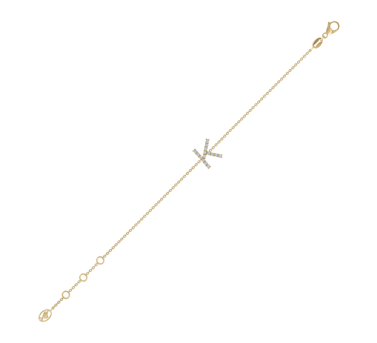 Браслет Mercury Classic MB/LETTER/YG/K - фото 2 – Mercury