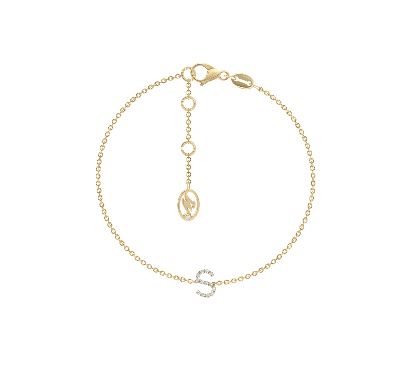 Браслет Mercury Classic MB/LETTER/YG/S - фото 1 – Mercury