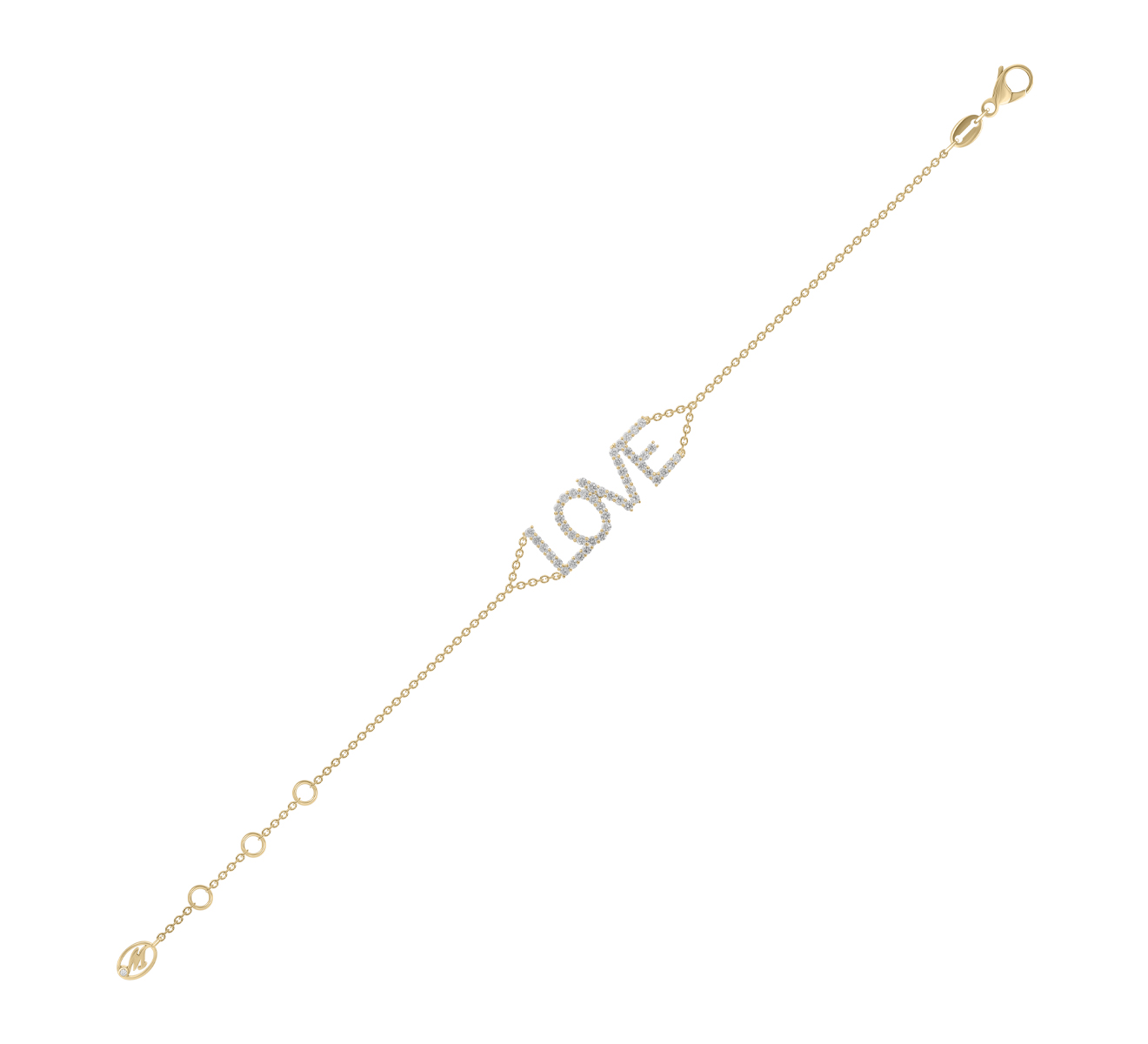 Браслет Mercury Classic MB/LETTER/YG/LOVE - фото 2 – Mercury