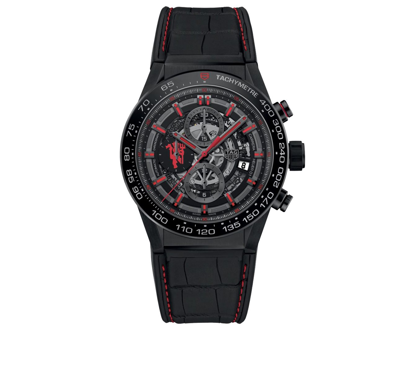 Часы Carrera Manchester United TAG Heuer Carrera CAR2A1J.FC6400 - фото 1 – Mercury