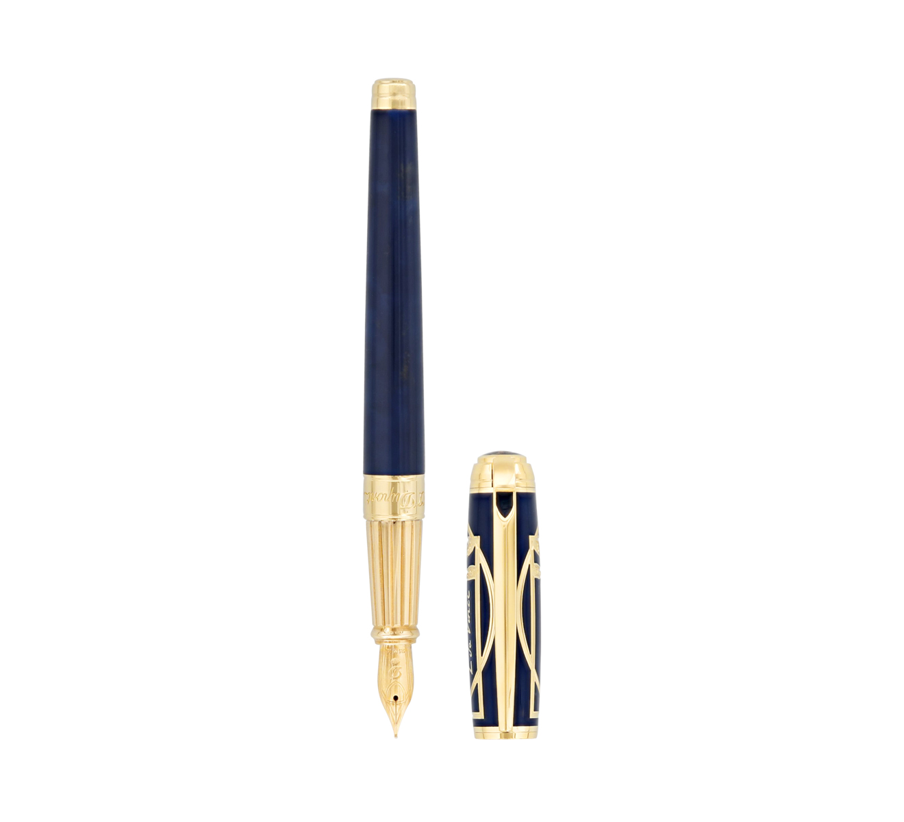 Перьевая ручка Vitruvian Man S.T. Dupont Limited Edition 410040L - фото 1 – Mercury