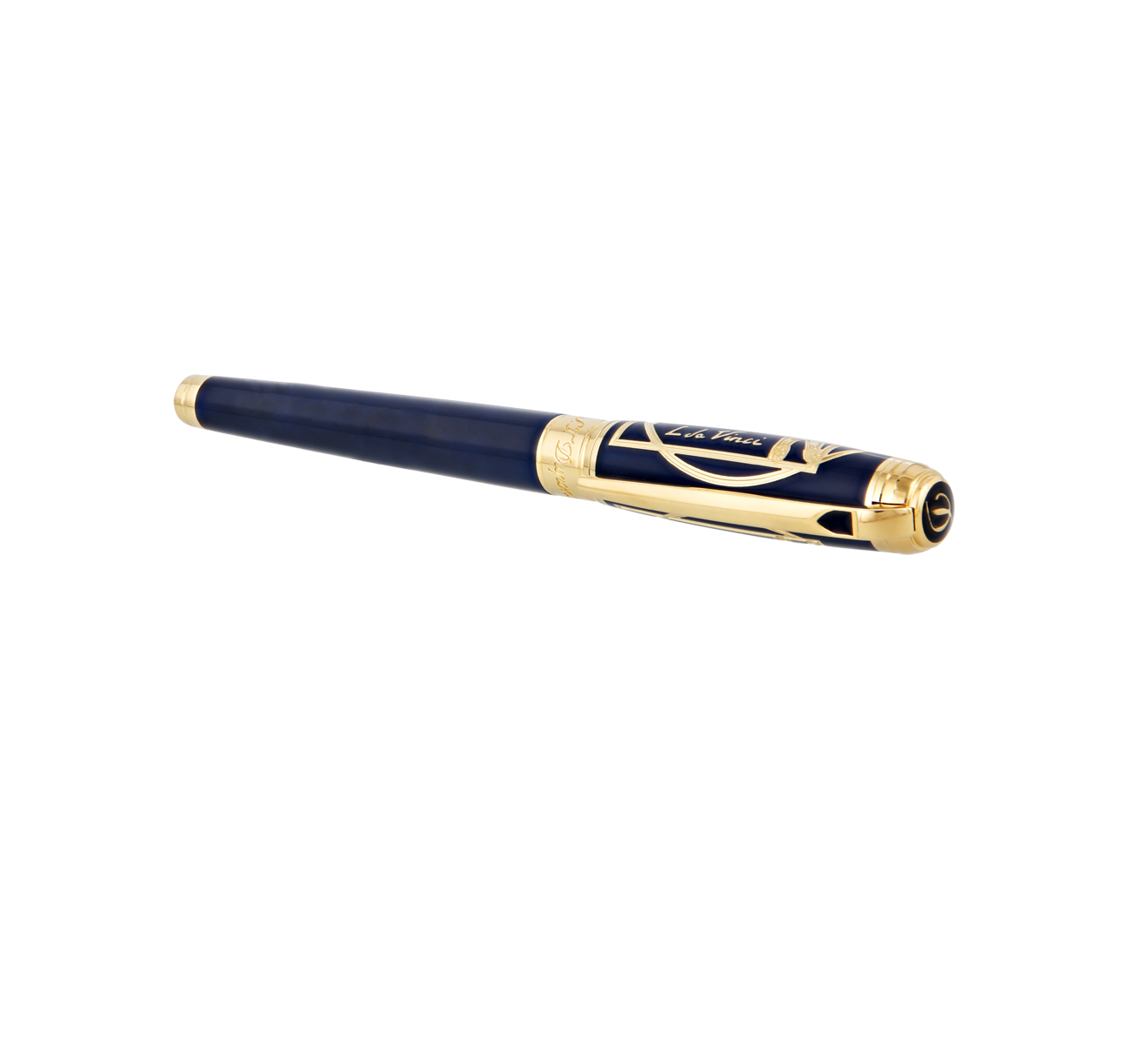 Перьевая ручка Vitruvian Man S.T. Dupont Limited Edition 410040L - фото 4 – Mercury