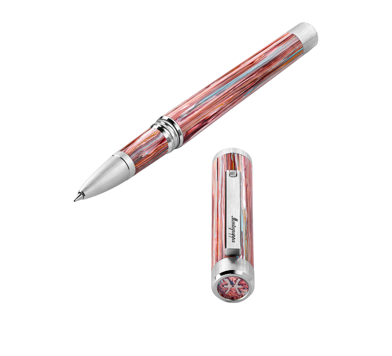 Ручка-роллер Рыбы Montegrappa Zero Zodiac ISZEZRIP_S2 - фото 3 – Mercury