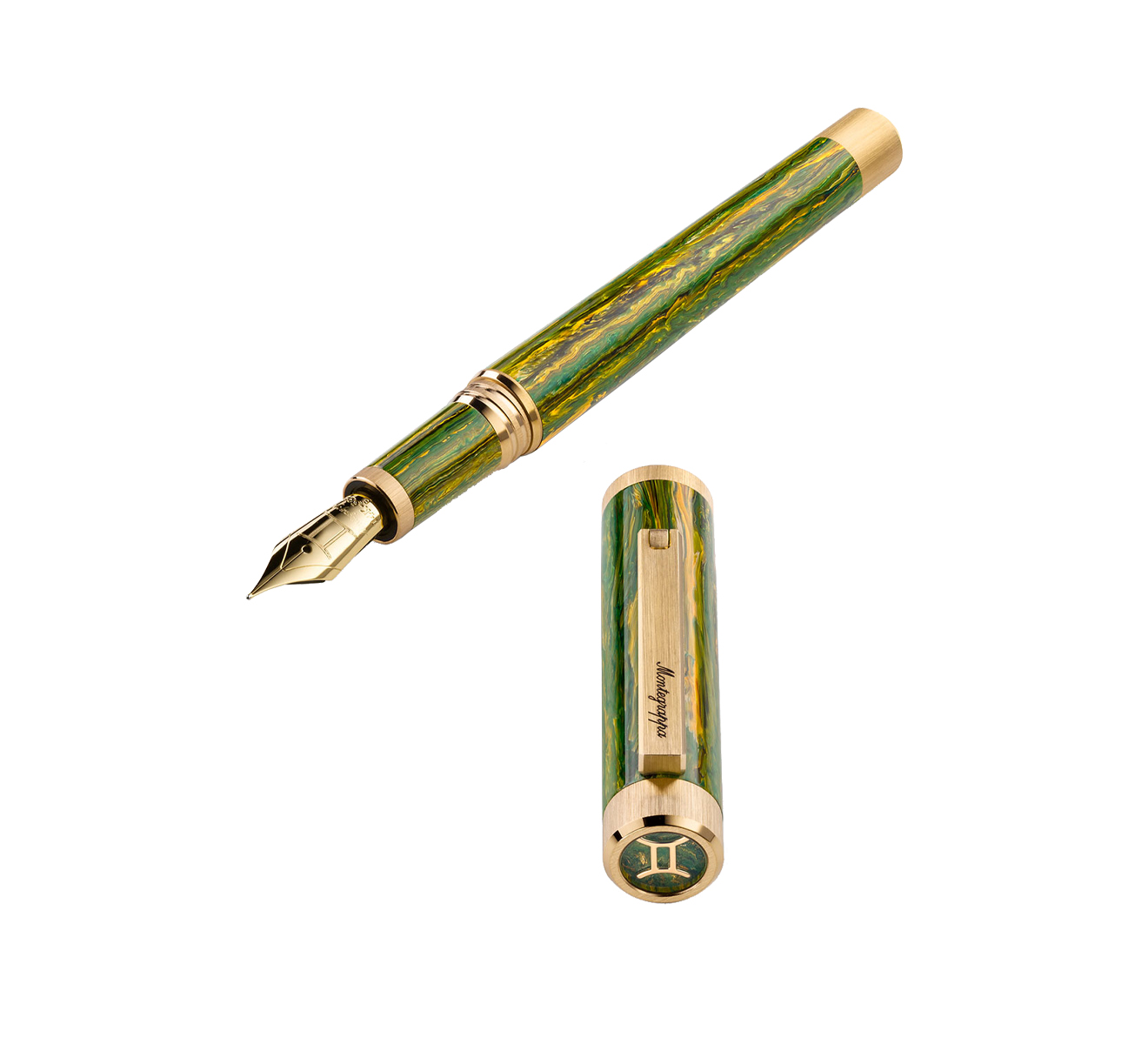 Перьевая ручка Близнецы Montegrappa Zero Zodiac ISZEZ24Y_G7 - фото 3 – Mercury