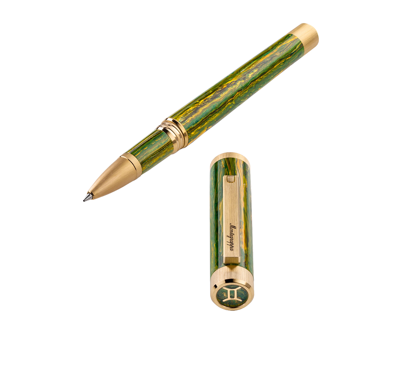 Ручка-роллер Близнецы Montegrappa Zero Zodiac ISZEZRIY_G7 - фото 3 – Mercury