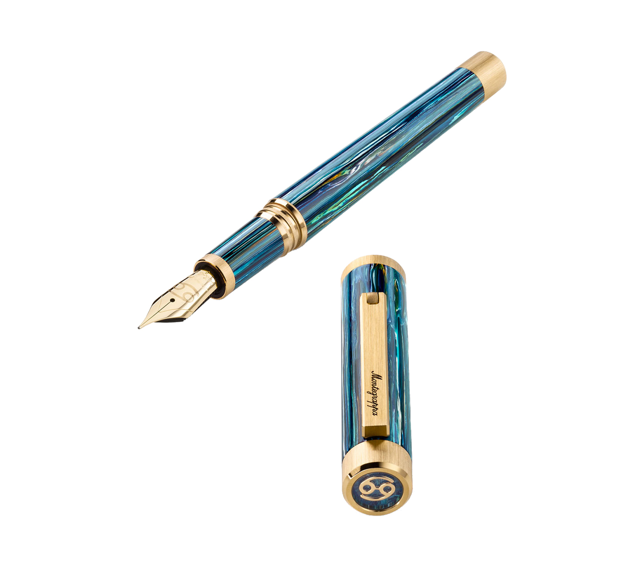 Перьевая ручка Рак Montegrappa Zero Zodiac ISZEZ24Y_G9 - фото 3 – Mercury