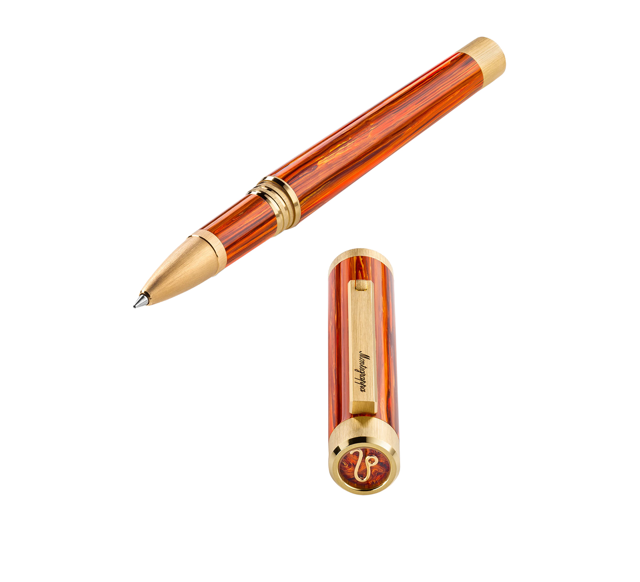 Ручка-роллер Лев Montegrappa Zero Zodiac ISZEZRIY_O2 - фото 3 – Mercury