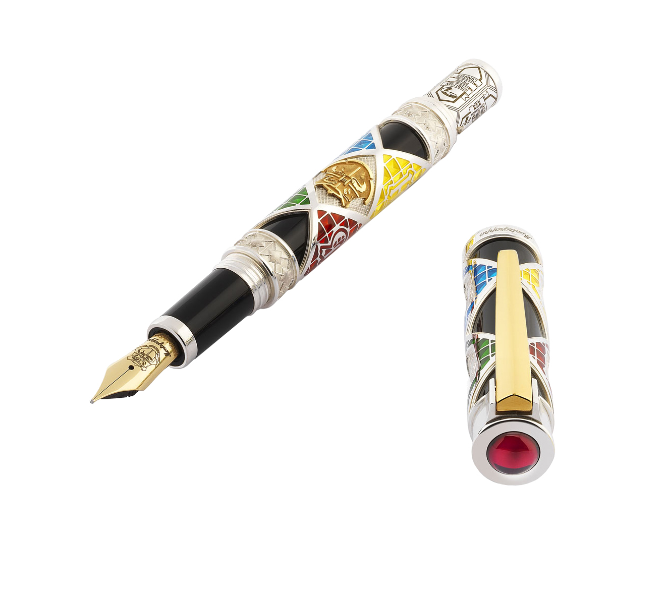 Перьевая ручка Хогвартс Montegrappa Harry Potter ISHPL2SH - фото 3 – Mercury