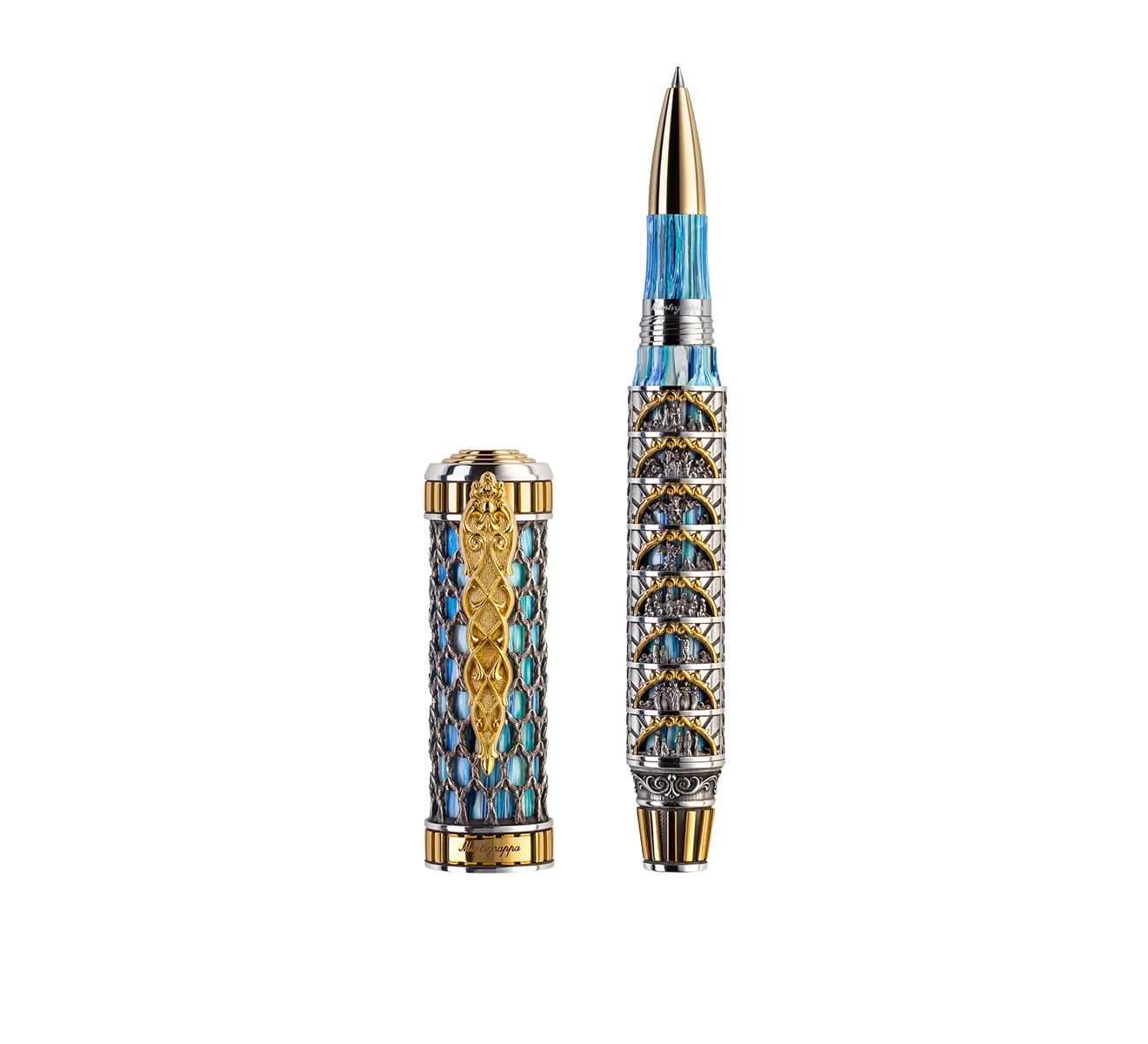 Ручка-роллер Montegrappa Dante Alighieri ISHDNRSL - фото 1 – Mercury