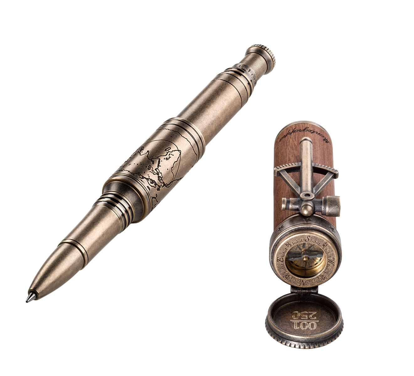 Ручка-роллер Montegrappa Age of Discovery ISDARRBW - фото 4 – Mercury