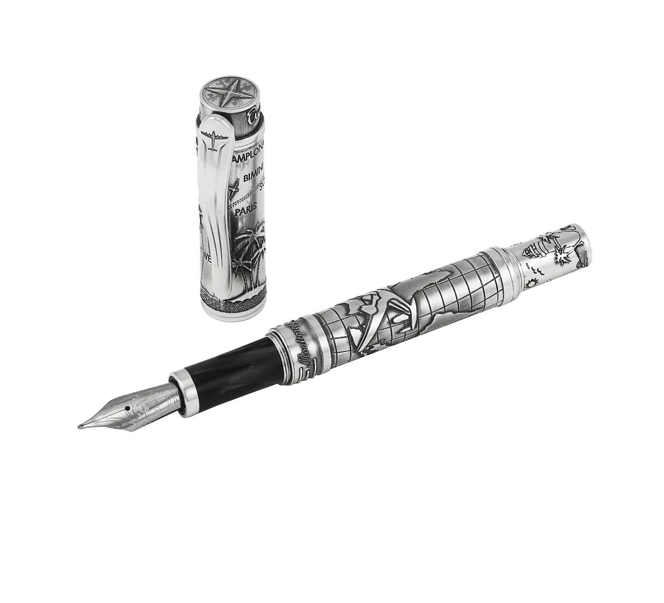 Перьевая ручка Adventurer Montegrappa Hemingway ISICH3SE - фото 3 – Mercury