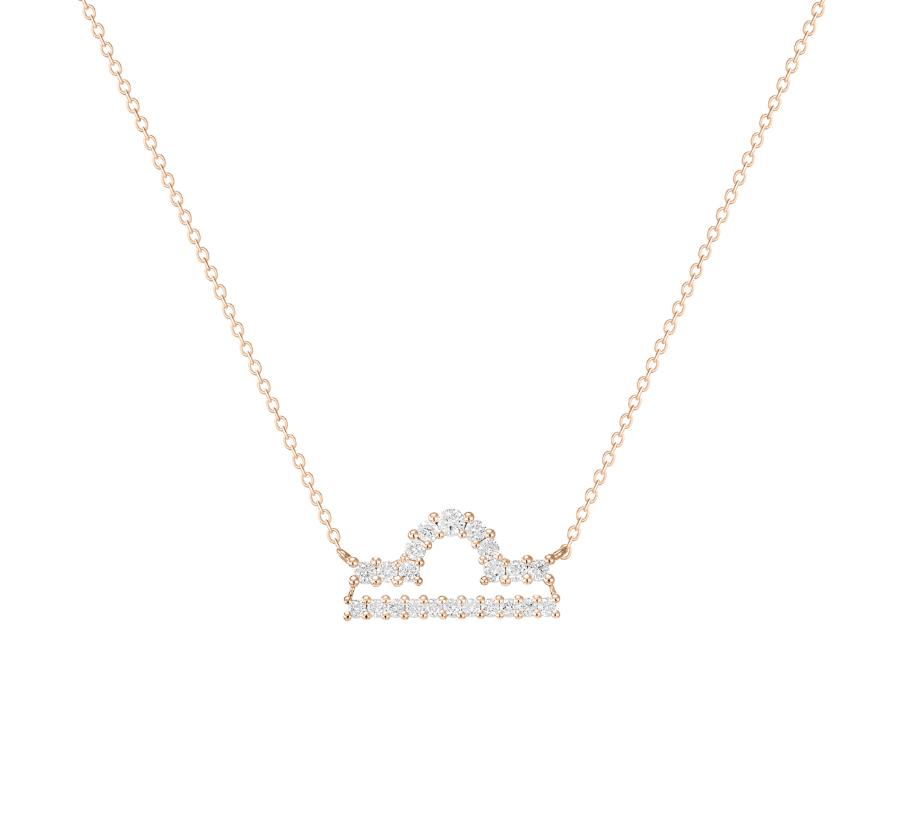 Кулон Zodiac - весы Mercury Classic MP29205/RG - фото 2 – Mercury