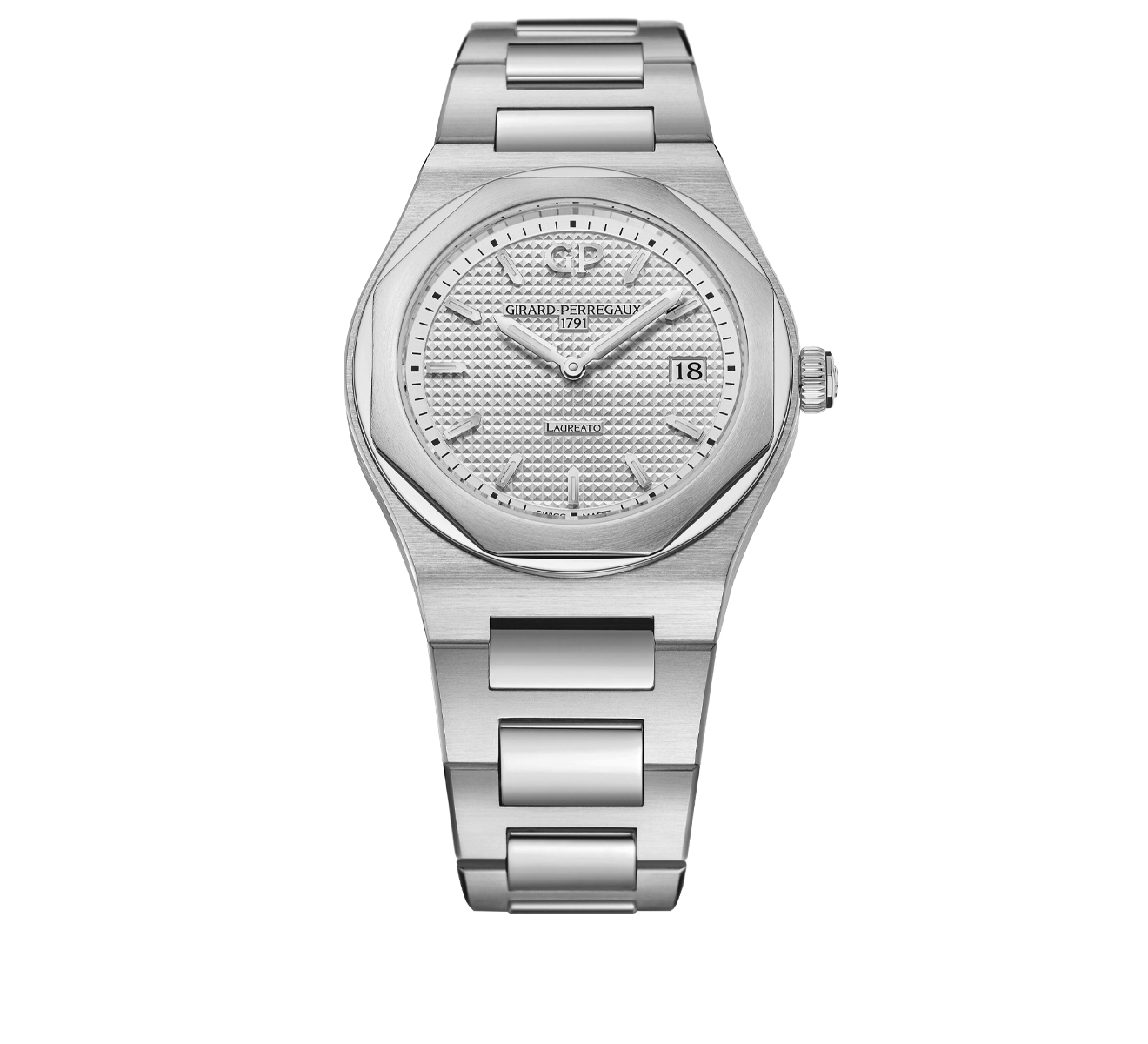 Часы Laureato GIRARD-PERREGAUX Laureato 80189-11-131-11A - фото 1 – Mercury