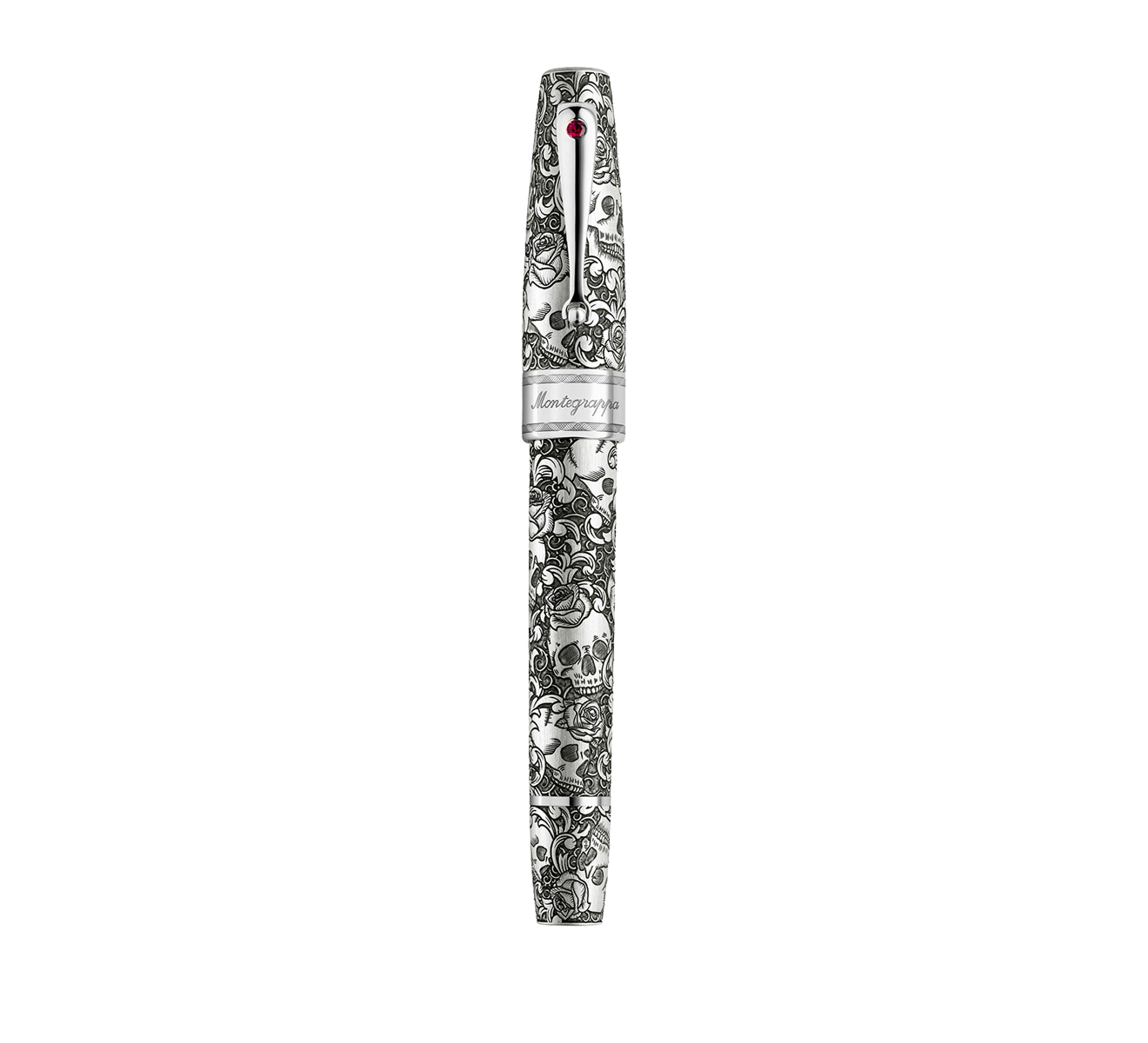 Ручка-роллер Montegrappa Skull&Roses ISSKNRSE - фото 2 – Mercury