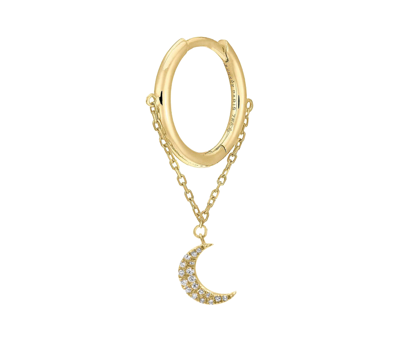 Серьга Persee Paris Piercing EA80551-YG - фото 1 – Mercury