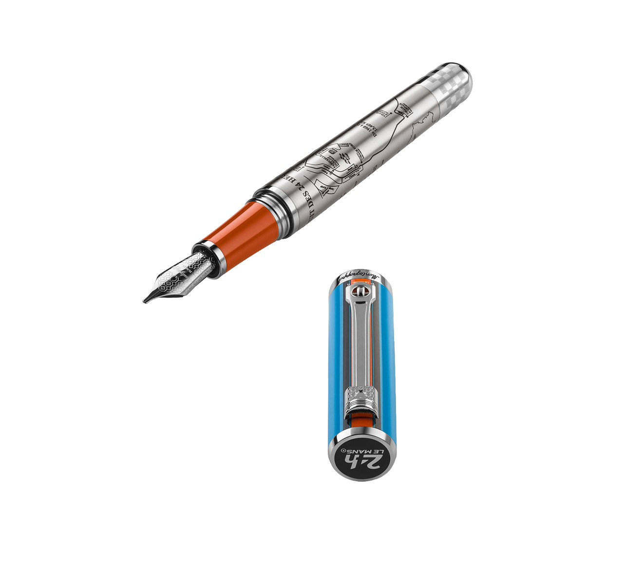 Перьевая ручка Montegrappa 24h Le Mans IS24R2IA - фото 3 – Mercury