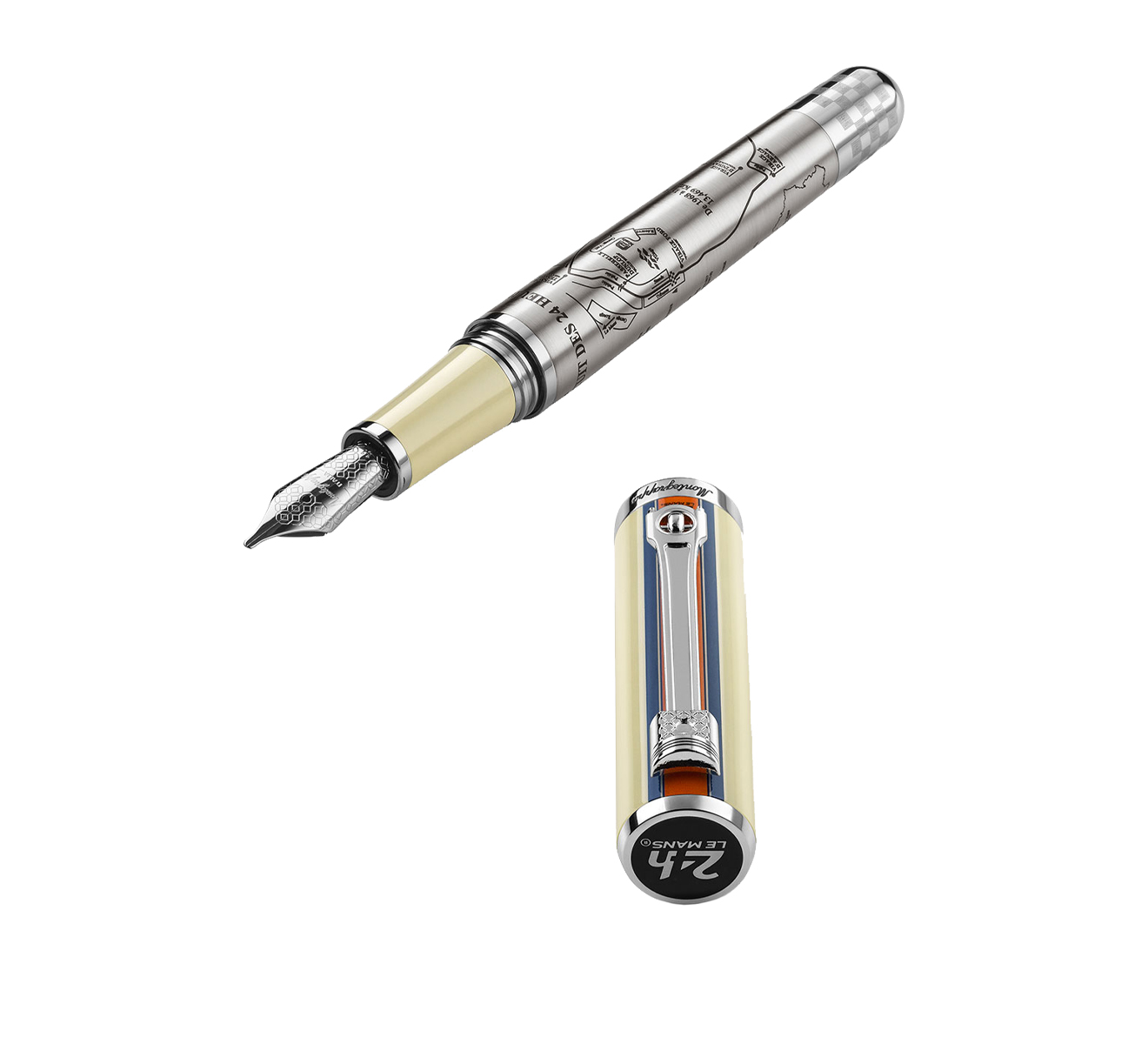 Перьевая ручка Montegrappa 24h Le Mans IS24R2II - фото 3 – Mercury