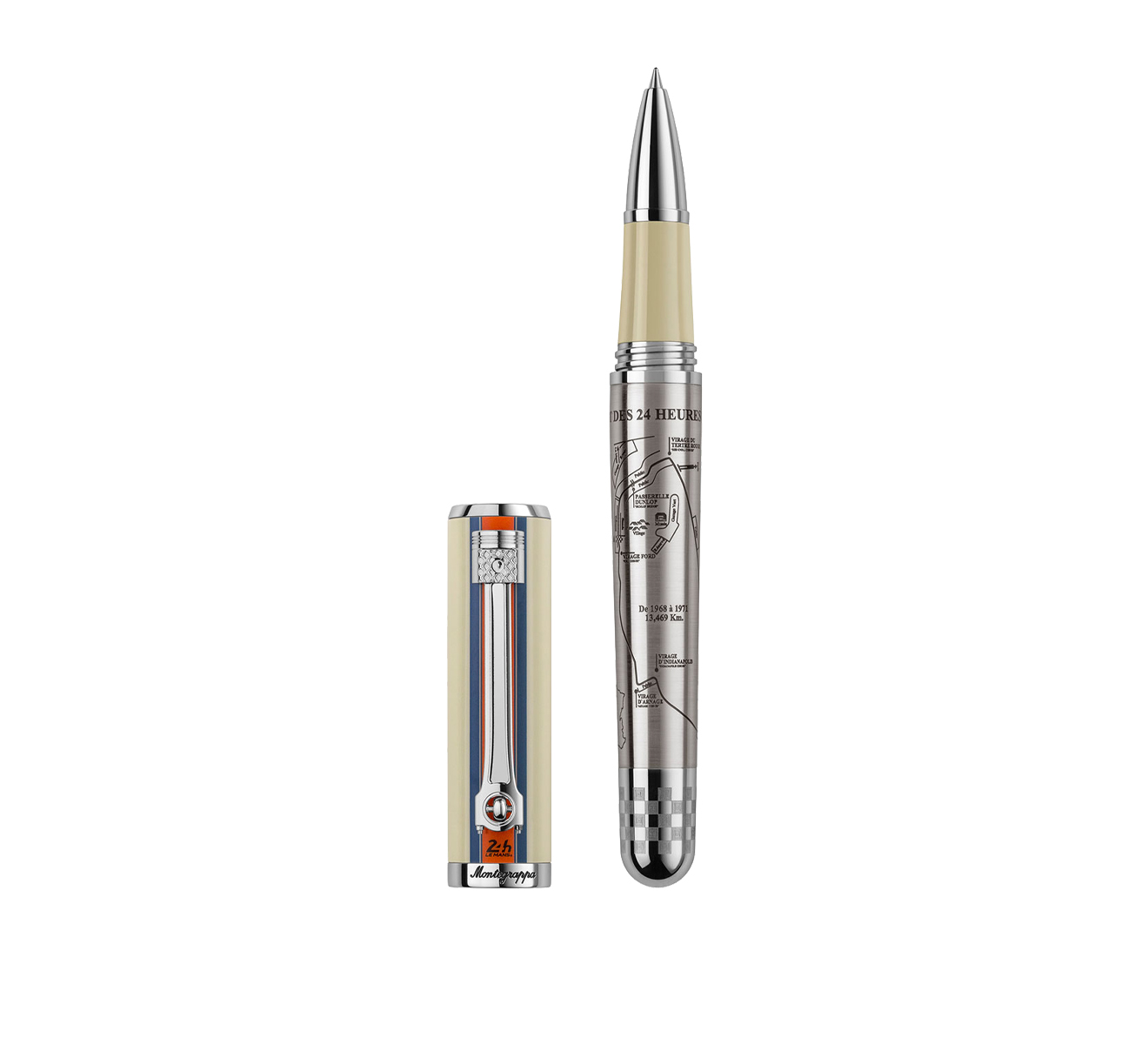Ручка-роллер Montegrappa 24h Le Mans IS24RRII - фото 1 – Mercury