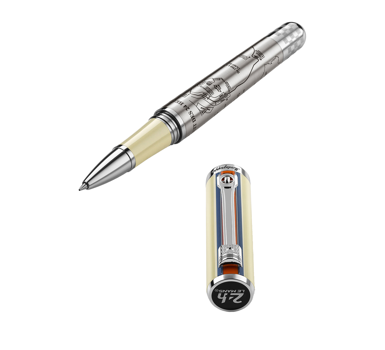 Ручка-роллер Montegrappa 24h Le Mans IS24RRII - фото 3 – Mercury