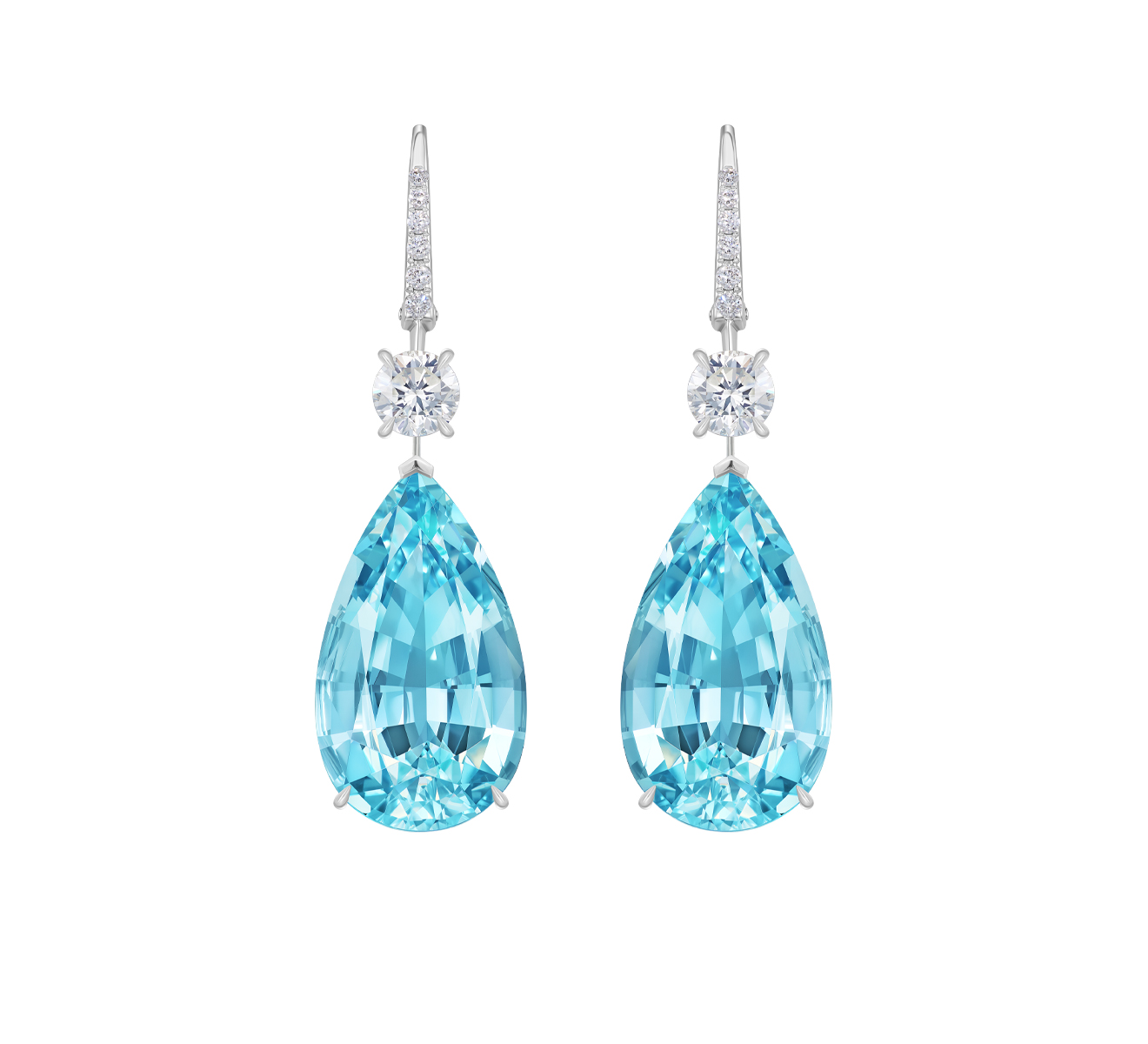 Серьги Mercury Gems ME28932WDAQ - фото 1 – Mercury