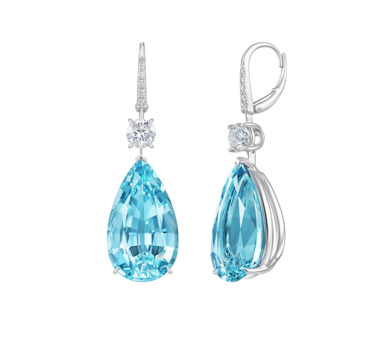 Серьги Mercury Gems ME28932WDAQ - фото 2 – Mercury