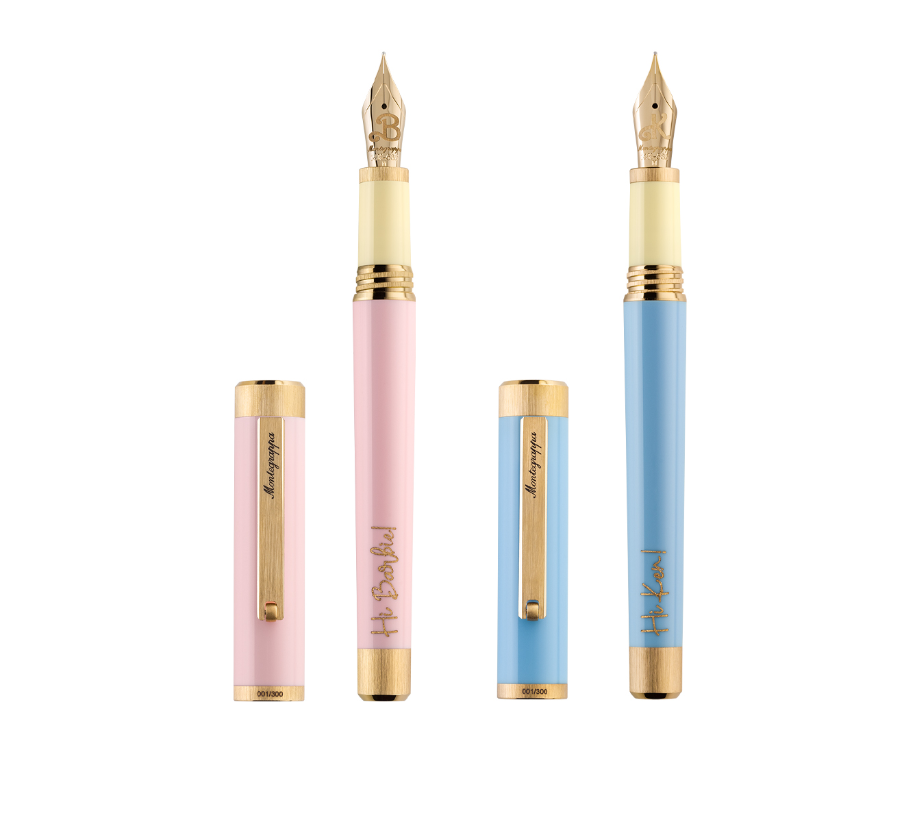 Набор из двух перьевых ручек Montegrappa Barbie The Movie Icon ISZEB22Y - фото 2 – Mercury