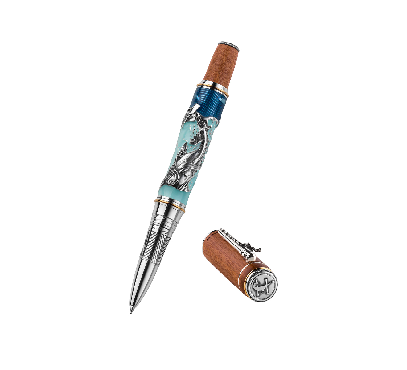 Ручка-роллер Montegrappa The Old Man And The Sea ISOSNRSS - фото 3 – Mercury