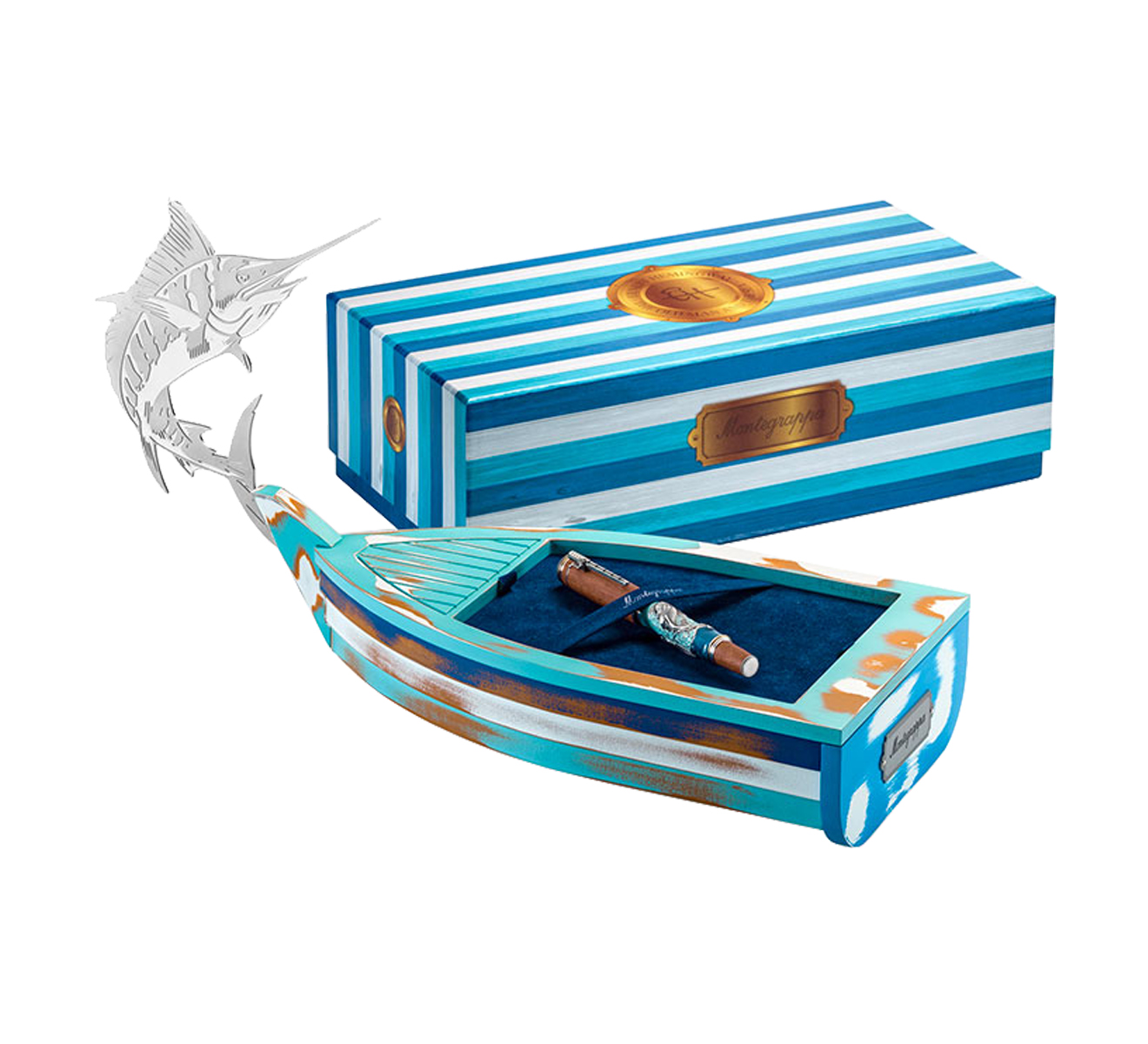 Ручка-роллер Montegrappa The Old Man And The Sea ISOSNRSS - фото 5 – Mercury