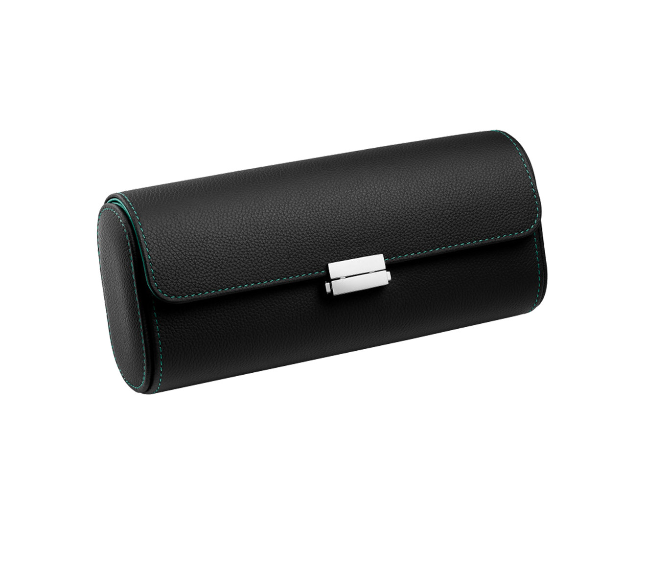 Футляр для часов SCATOLA del TEMPO Watch Cases POCHETTE BLACK/BLUE TIFFANY - фото 2 – Mercury